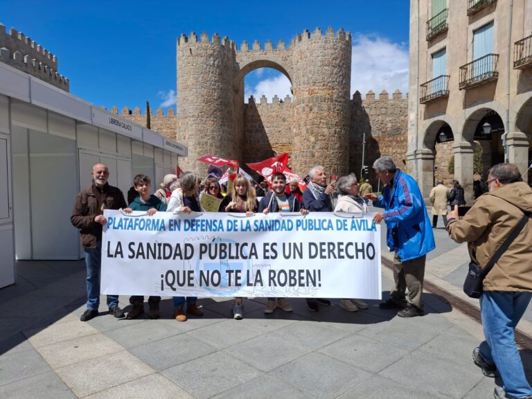 La sanidad en Ávila, que no te la roben